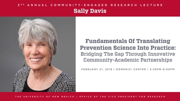 Davis awarded third annual Community-Engaged Research Lectureship Award