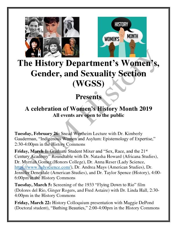 Womens History Month Flyer