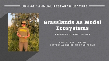 Scott Collins honored with UNM’s 64th Annual Research Lecture award