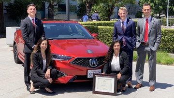 UNM marketing students take top honors in national Acura ILX Marketing Challenge