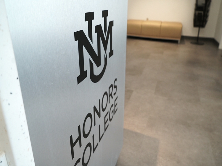Honors College sign