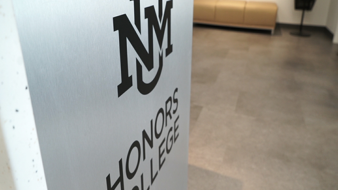 Honors College sign