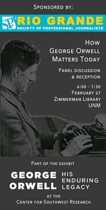 Orwell and SPJ poster