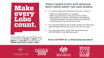 2020 Census: Make Every Lobo Count