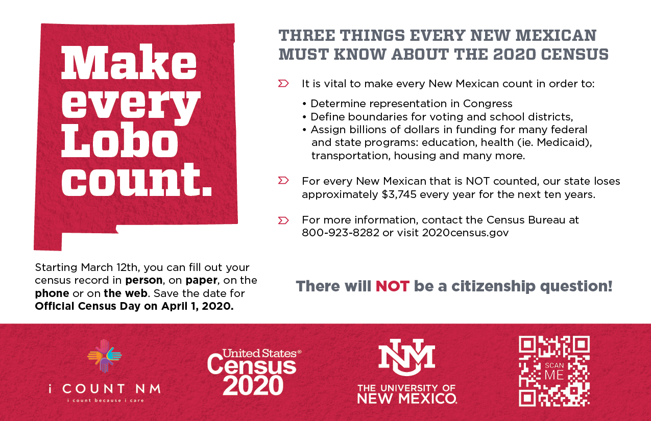 Make Every Lobo Count Flyer - Original Layout