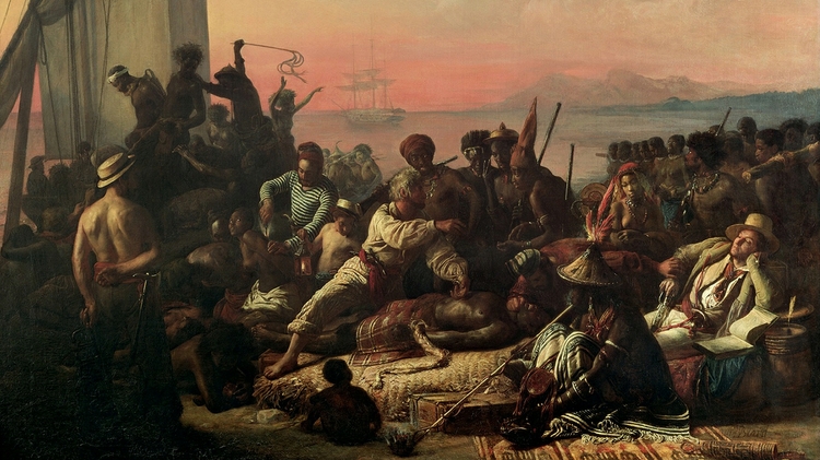 The first record of enslaved people