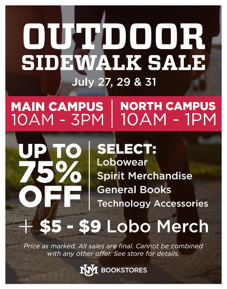 Sidewalk sale