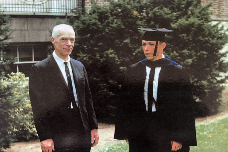 Whitten's Ph.D Graduation, 1963