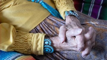 UNM student Cherille Williams reflects beauty of old age in her portraits