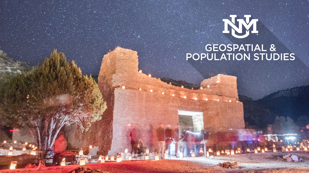 Geospacial Population Studies graphic