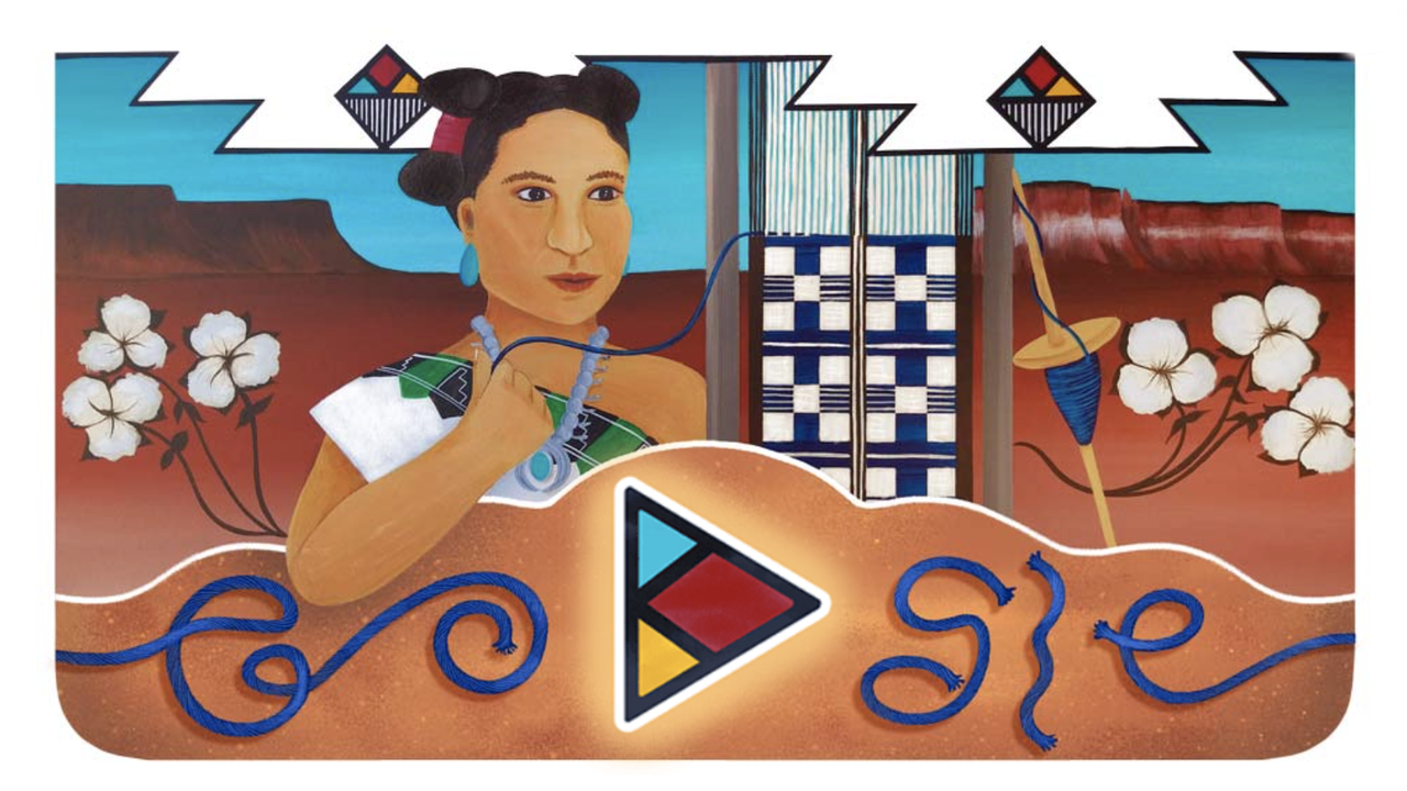 Lobo artists' work featured on Google homepage | UNM UCAM Newsroom, image size:1280x720