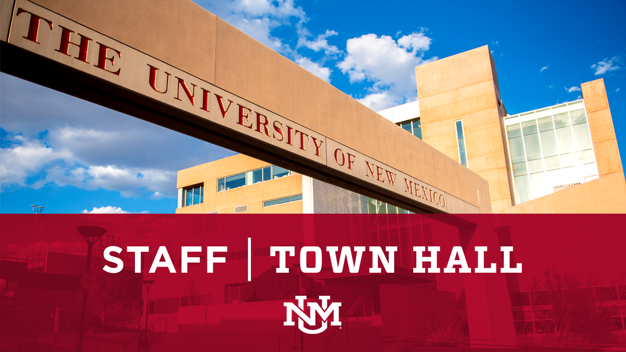 UNM hosts Staff Virtual Town Hall June 24 | UNM UCAM Newsroom