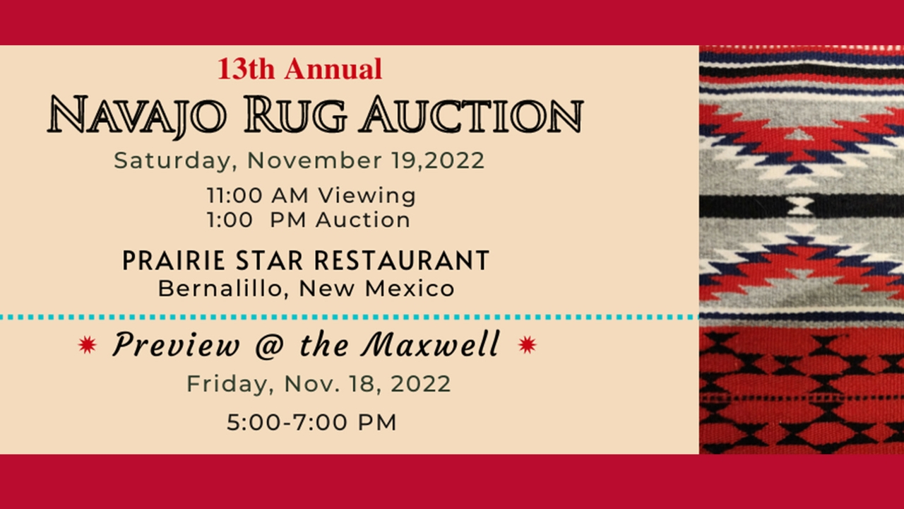 Maxwell Navajo rug auction 2022