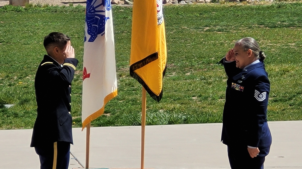 A newly-commissioned officer's 