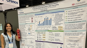 Graduate student wins award at national water conference