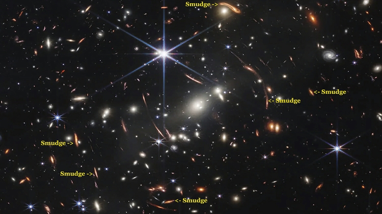 Lensing Galaxy Cluster 