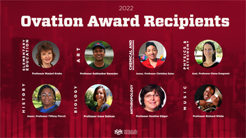 The Office of the Vice President for Research announces inaugural Ovation Award winners 
