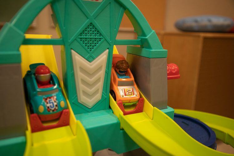 Toys in preschool space 