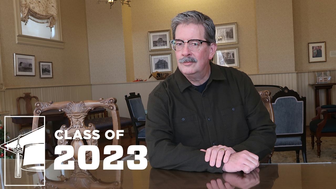 2023 Inspiring Graduate | Kevin Mullet | UNM UCAM Newsroom