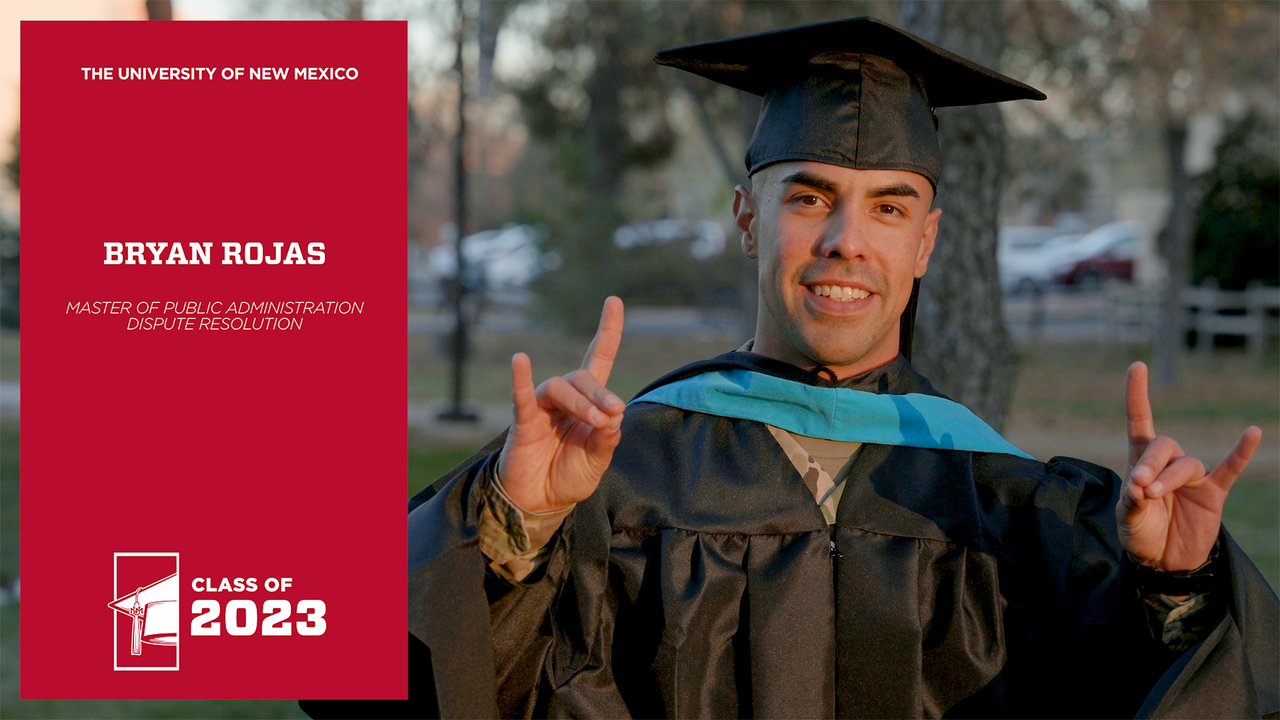 2023 Inspiring Graduate | Bryan Rojas | UNM UCAM Newsroom