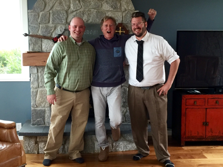 Dave Merlino, Randall Wallace, and Dustin Sweet.