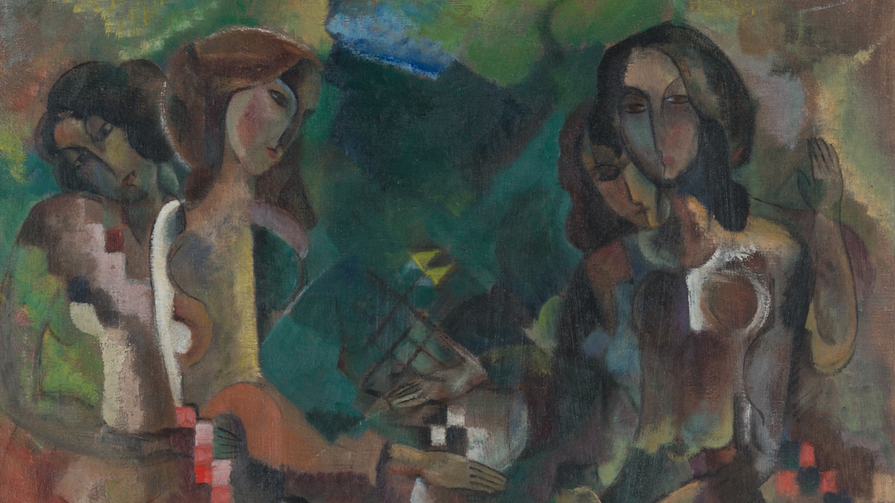 Women in a Garden
