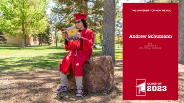 Inspiring #UNMGrad Andrew Schumann - Class of 2023