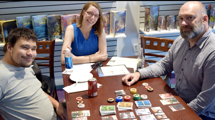 COEHS student works with family.