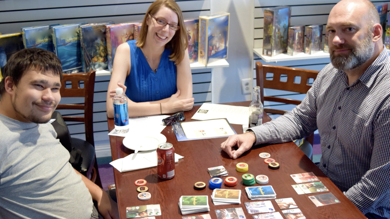 COEHS student works with family.