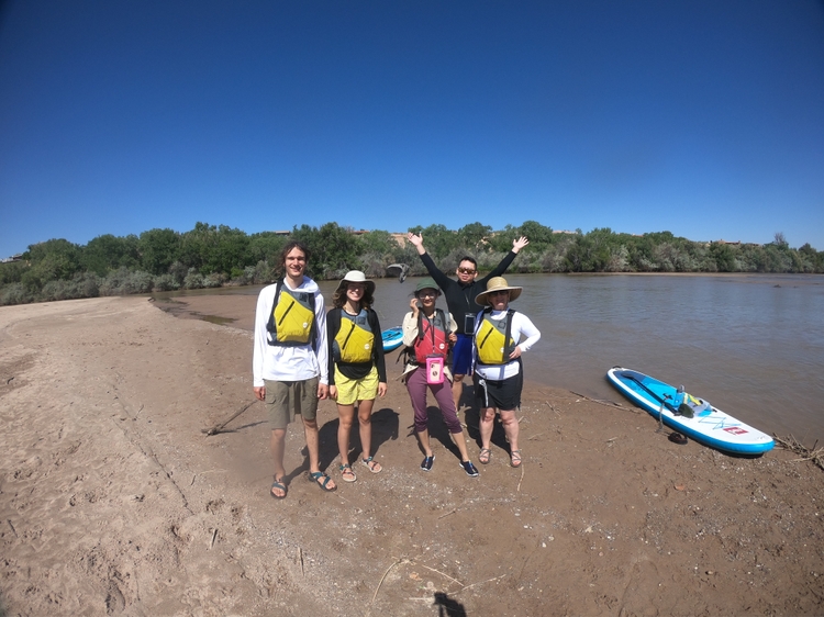 Paddleboard adventure crew