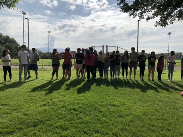 El Puente students participate in challenge course