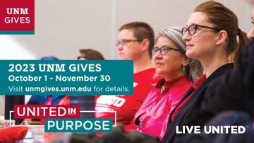 UNM Gives United Way campaign kicks off Oct. 1