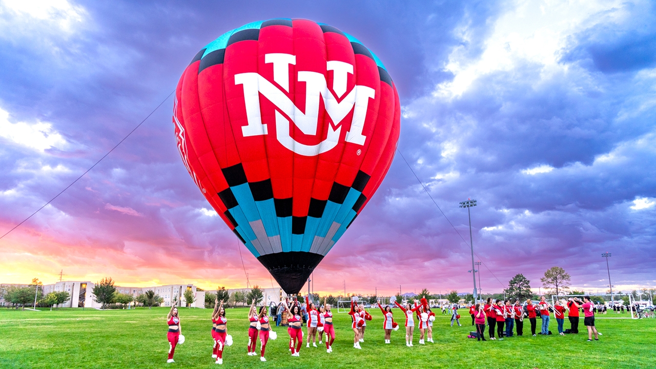 UNM hot air balloon is the 