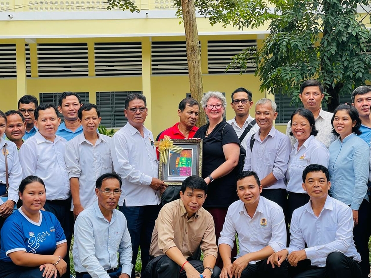 Cambodia Embassy officials meet with Stephanie Moore