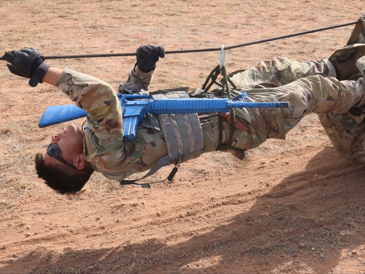 UNM Army ROTC crew participating in Ranger Challenge