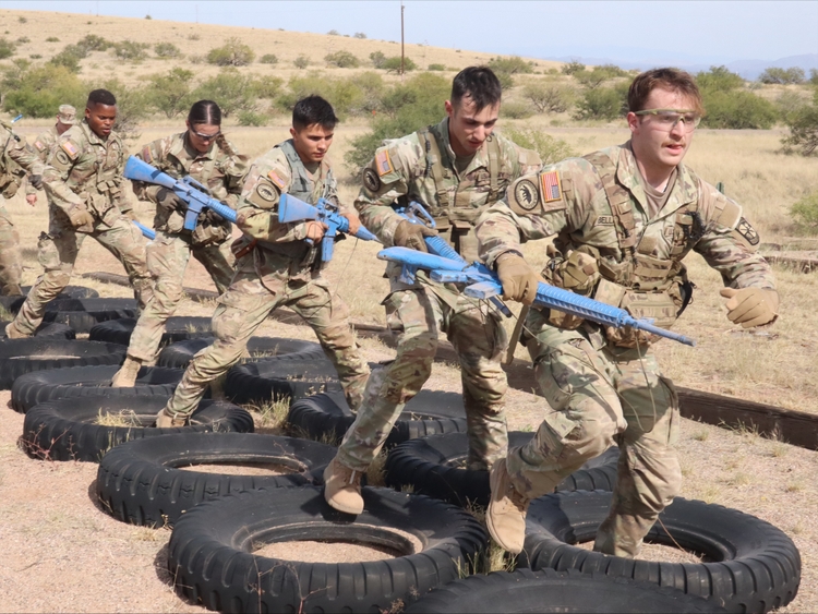 UNM Army ROTC crew participating in Ranger Challenge