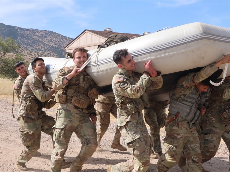 UNM Army ROTC crew participating in Ranger Challenge