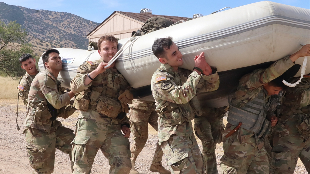 UNM Army ROTC crew participating in Ranger Challenge