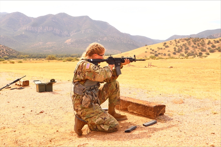 UNM Army ROTC participating in Ranger Challenge