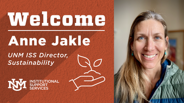  UNM Institutional Support Services welcomes Anne Jakle as director of sustainability 