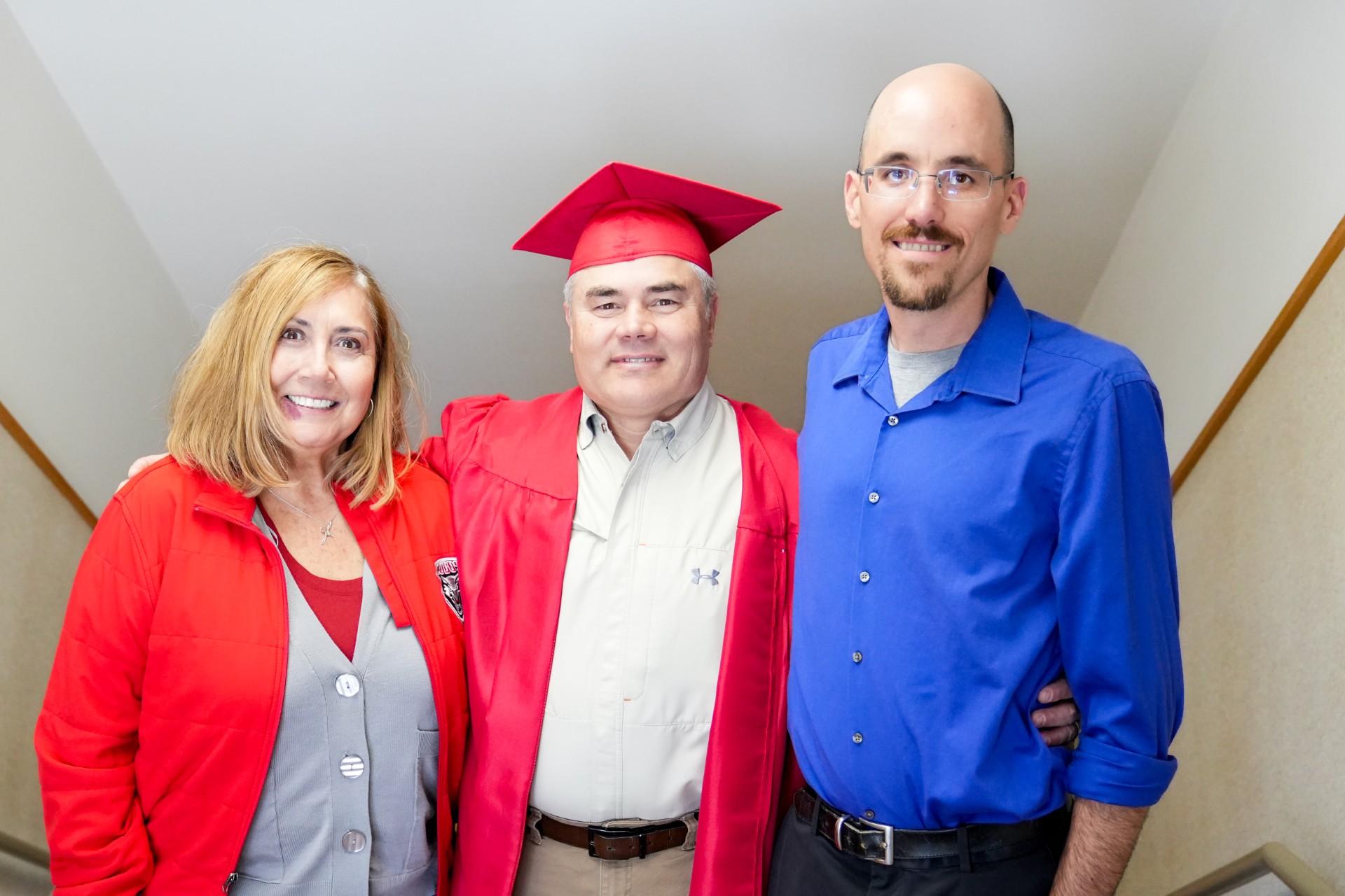 Pictured: Corine Gonzales, Aragon, Brian Vineyard