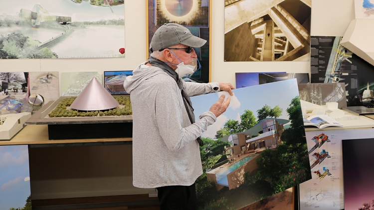 Antoine Predock describes a painting