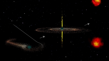 Sleeping supermassive black holes awakened briefly by shredded stars