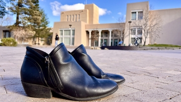 Shoes needed for sexual assault survivors art installation