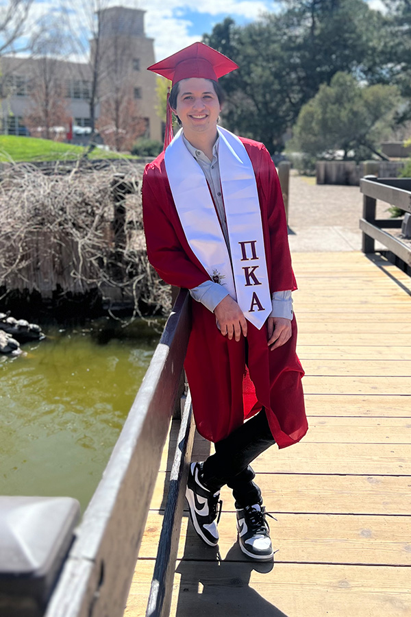 Political Science Honors Program student Drew Wilson
