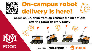 UNM Food partners with Starship Technologies to launch robot delivery service