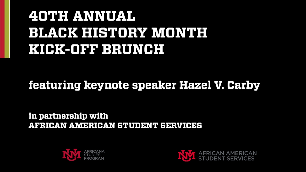 UNM’s Africana Studies to host 40th Annual Black History Month Kick-Off ...