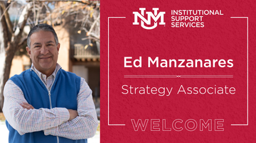 ISS welcomes Ed Manzanares as a new strategy associate to advance campuswide priorities