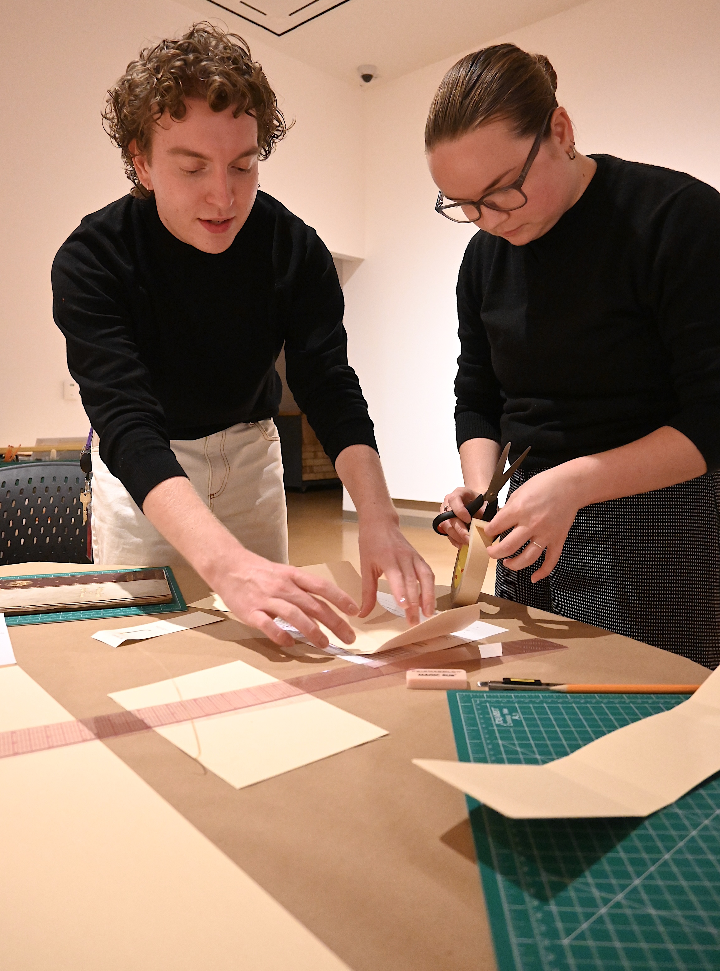 Joseph McKee instructing the workshop