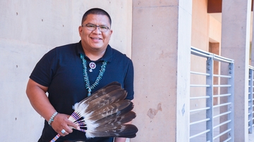 UNM-Gallup student earns honorable mention at juried art show